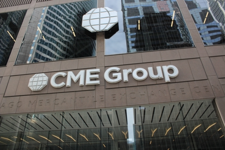 CME Group headquarters at 20 South Wacker Drive, Chicago, Illinois, home of the Chicago Mercantile Exchange